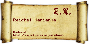 Reichel Marianna névjegykártya
